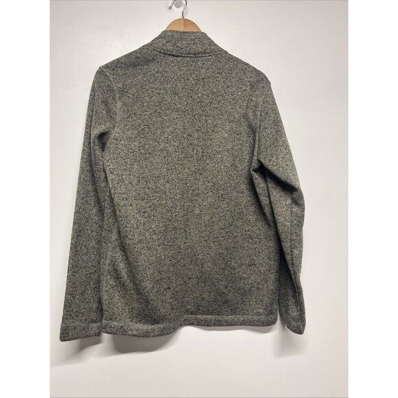 Eddie Bauer Sweater Men’s Medium Gray 1/4 Zip Pullover - Picture 4 of 4